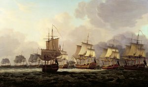 Ação do vice-almirante Parker com a frota holandesa no Doggerbank, 1781